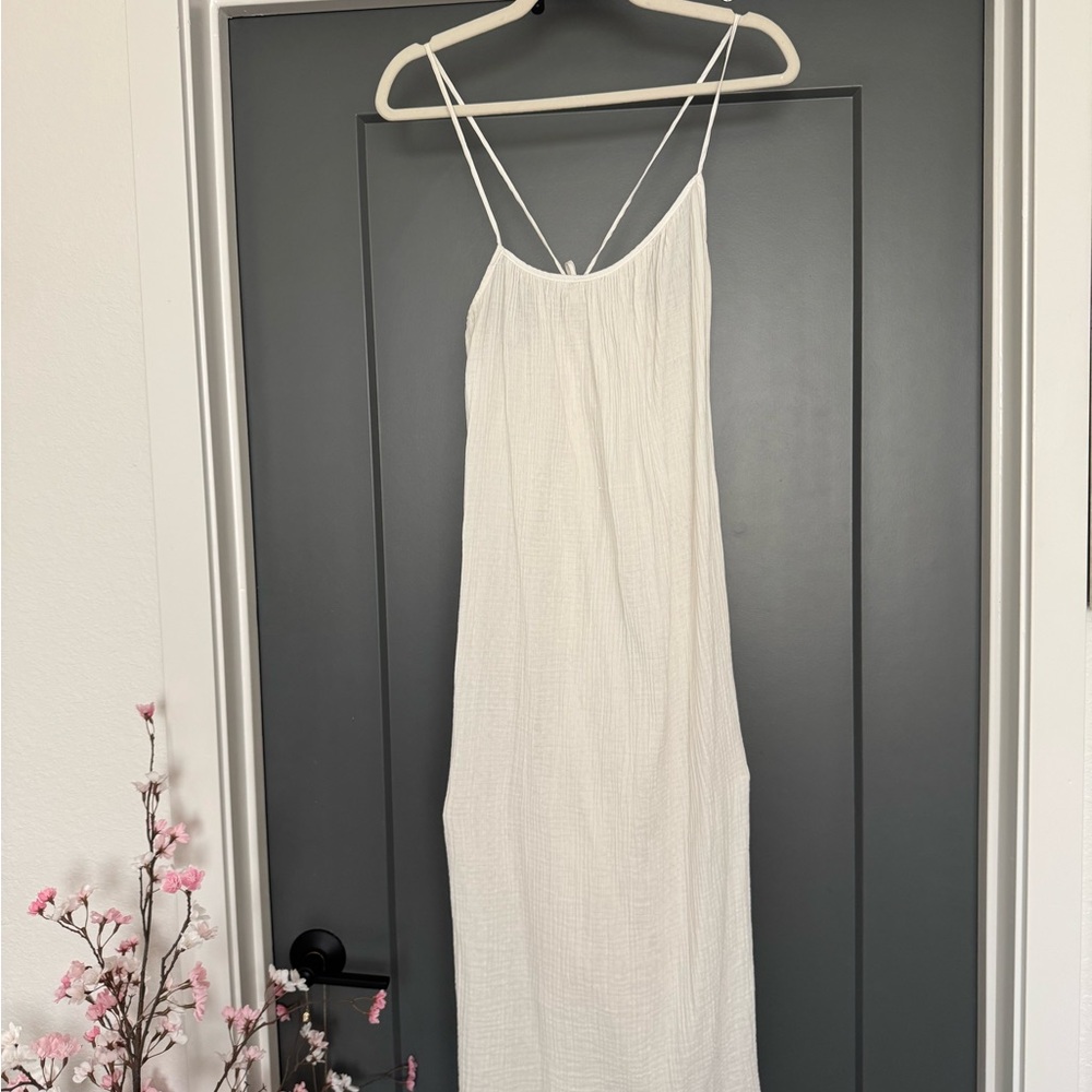 H&M Strapless White Dress